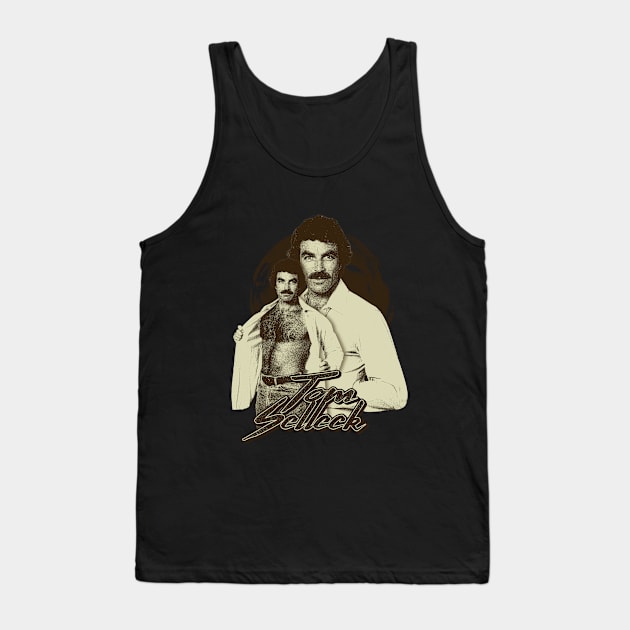 tom selleck Vintage Tank Top by sepatubau77